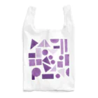 hoshi shopのまるさんかくしかく- purple - エコバッグ