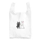 シシシFRIENDSのシシシうさぎ&シシシくろねこ Reusable Bag