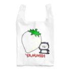 SUZURI×ヤマーフのホワイトストロベリーとムーネフ Reusable Bag