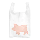 liliumのピンク豚【塗り】 Reusable Bag