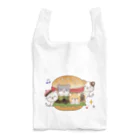 little lion house公式ショップ（大人のためのねこ）の大人のためのねことハンバーガー Reusable Bag