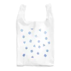 menmiの丸・三角・四角の氷のようなものたち　水色 Reusable Bag