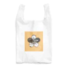 梅咲イラストワークの眠り猫の花紋 Reusable Bag