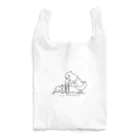 イラスト MONYAAT のネギを値切っている鴨カモかもカモ M Reusable Bag