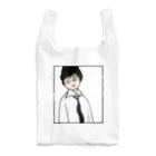 auaの黒いネクタイをした女 Reusable Bag