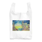 YOSHI-HEY ARTの碧い色の空とイエロー Reusable Bag