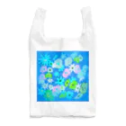 洋ナシくんSHOPのブルーフラワー Reusable Bag