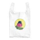 Nellyhime のアートのスズメ (Pink Robin) Reusable Bag