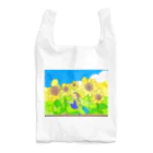 canyouの向日葵のおんなのこ Reusable Bag