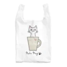 いぬねこGOGOのねこマグ☆しろねこサン Reusable Bag