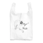 ３２１６の毛繕いの猫 Reusable Bag