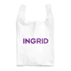 INGRIDのINGRID紫ロゴ エコバッグ