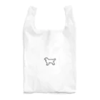 ゴールデンレトリバーわんちゃん犬のゴールデンレトリバーのシンプルシルエット Reusable Bag