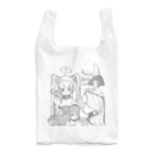 はくさいの直売所のSketch Girl(モノクロ) Reusable Bag
