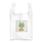 人間になりたい動物たちのかえる Reusable Bag