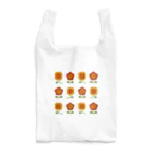 NE9TARのレトロ フラワー アカ Reusable Bag