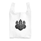 戦国神社 -戦国グッズ専門店-の豊臣秀吉/太閤/五七の桐/ブラック Reusable Bag