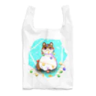 Happy Moon ArtのChristmas Cat  Reusable Bag