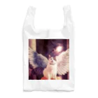 ミーの飼い主まるかの飛べない猫天使ミー Reusable Bag