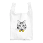 もじゃクッキーの黄色蝶ネクタイの猫 Reusable Bag