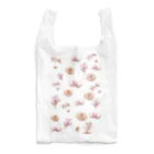 やる気なしピープルの大人　花柄　 Reusable Bag