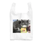 sutebatijinseiの猫とハンバーガー Reusable Bag