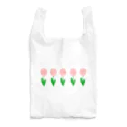 "hand omame" HAPPY Factory from SUZURIのBlooming flowers for pink Reusable Bag