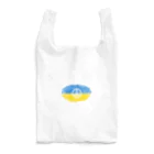 サトオのウクライナ国旗＆ピースマーク　クレヨン画風 Reusable Bag