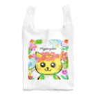 にゃんぴーのお花のうるにゃん（アップ） Reusable Bag