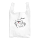 CHOSANAの笑うペキニーズ(白) Reusable Bag