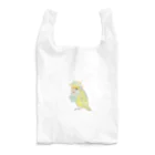 Colicoの麦わら帽子のコザクラインコ（クリーム） Reusable Bag