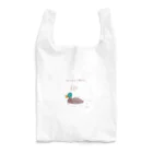 NIKORASU GOのユーモアデザイン「鴨うどんを食べたい」 Reusable Bag