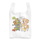 あとりえピノコのゴールデンとコーギーのショッピング Reusable Bag