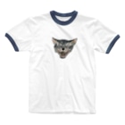 Myogaの猫 Ringer T-Shirt