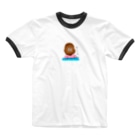 オラウータンのウーくん ステボシ みっちょん Hacinosu のリンガーtシャツ通販 Suzuri スズリ