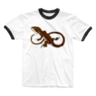Dragon's Gateグッズのニホンカナヘビ Ringer T-Shirt