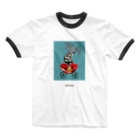 minorysのMy sweet boy(The heart) Ringer T-Shirt