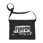 mf@PomPomBlogのPom Pom Tanuki（white） Sacoche