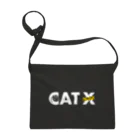 CAT XのCAT X ロゴ【BLACK】 サコッシュ