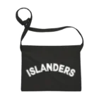 FUNNY JOKESのISLANDERS-アイランダース- 白ロゴ サコッシュ