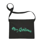 Merry Christmas ShopのFont Logo-Forest Green Sacoche