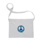 サトオのピースフォーウクライナ　ピースマーク(Peace symbol) Sacoche