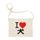 I LOVE SHOPのI LOVE 犬 Sacoche