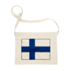 お絵かき屋さんのフィンランドの国旗 Sacoche