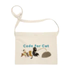 Code for CATのCode for CAT ながいしっぽ サコッシュ
