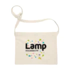 LampPlusBoulderingGYMのLampちゃんロゴ黒 サコッシュ