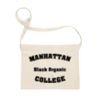 Jack NicholsonのMANHATTAN Black Organic COLLEGE  Sacoche