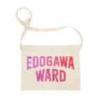 JIMOTO Wear Local Japanの 江戸川区 EDOGAWA WARD サコッシュ