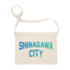 JIMOTOE Wear Local Japanの品川区 SHINAGAWA CITY ロゴブルー Sacoche