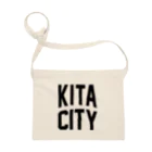 JIMOTOE Wear Local Japanの北区 KITA CITY ロゴブラック Sacoche